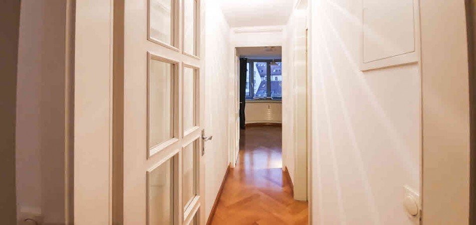 Flur in der 4. Etage Maisonettewohnung M�nchen