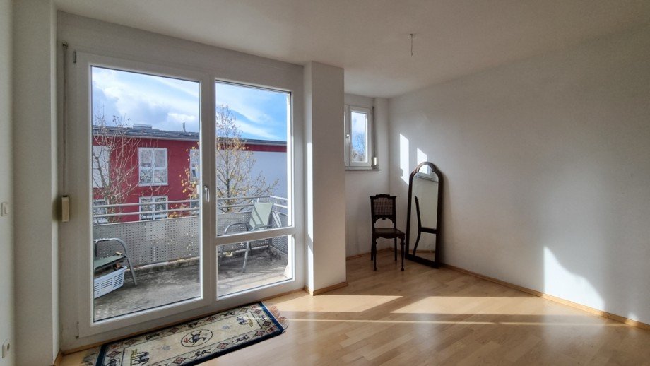Teilansicht Wohnraum Dachgeschosswohnung M�nchen
