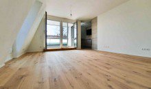 Wohnzimmer mit Terrasse Obermenzing am Nymphenburger Kanal! ** Erstbezug eines luxuri�sen Dachgeschosses**