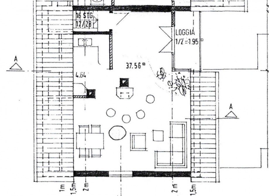 Grundriss Dachgeschoss Doppelhaush�lfte M�nchen