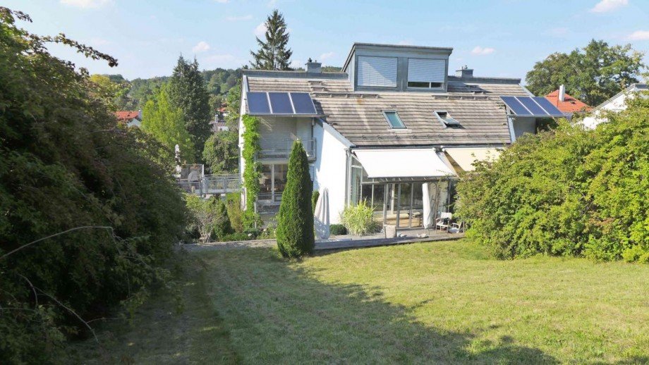 S�dansicht Doppelhaush�lfte Feldafing