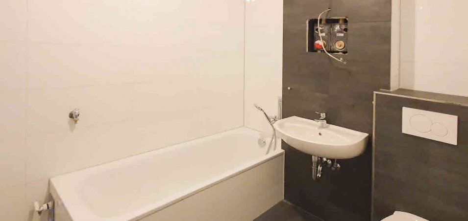 Neues Badezimmer Erdgeschosswohnung M�nchen