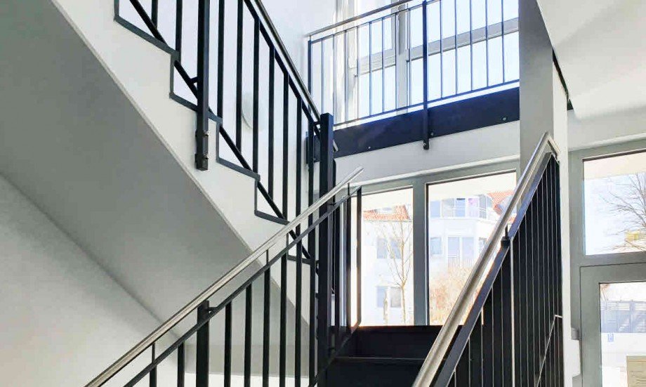 Treppenhaus Terrassenwohnung M�nchen