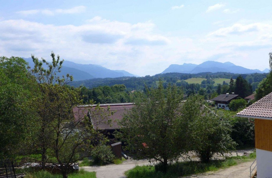 Ausblick auf Berge Terrassenwohnung Prien