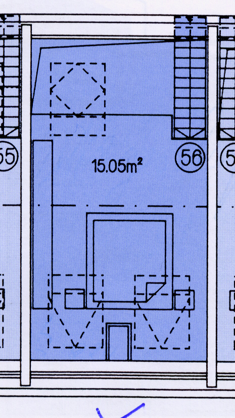 Grundriss 2. Ebene Dachgeschosswohnung M�nchen