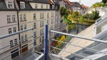S�daussicht vom Balkon Beliebtes Sendling! *Kuscheliges Wohlf�hlnest mit Galerie und kleiner Terrasse direkt an der U-Bahn*
