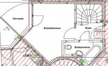 Grundriss 3. Etage Altschwabing - ruhig und mittendrin! *Traumhafte Maisonettewohnung mit 2 Balkonen zum Innenhof*
