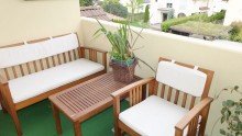 Balkon/Beispielm�blierung Am Moosfeld n�he Messe - ruhige Lage! *Gem�tliches Dachgeschoss mit Balkon, EBK und viel Stauraum*
