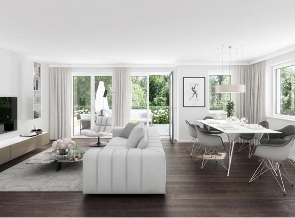 Beispiel Innenansicht Terrassenwohnung M�nchen