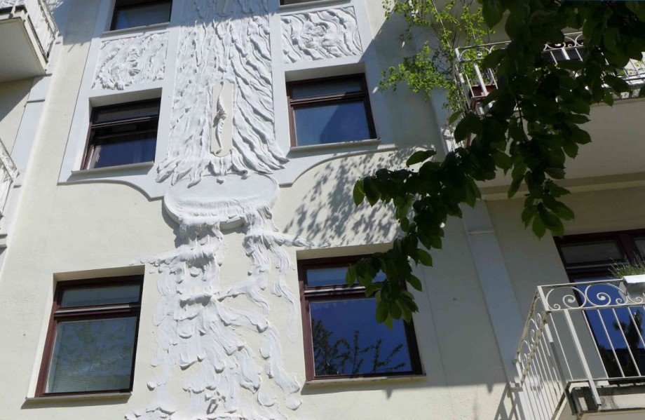 Fassadendetails Dachgeschosswohnung M�nchen