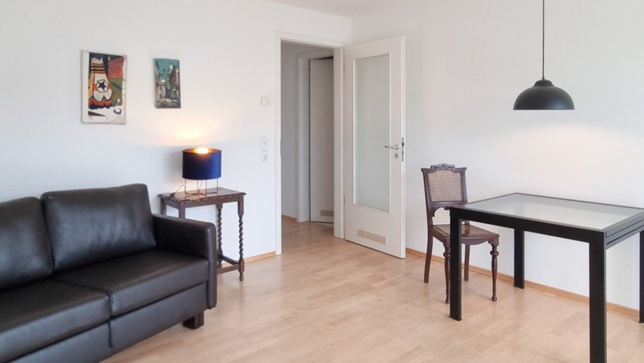 Teilansicht Wohnraum Dachgeschosswohnung M�nchen