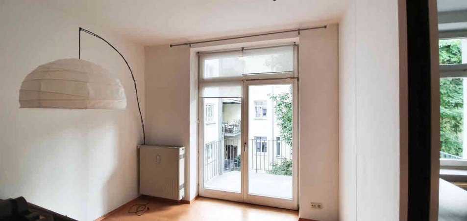 Teilansicht Wohnzimmer Etagenwohnung M�nchen