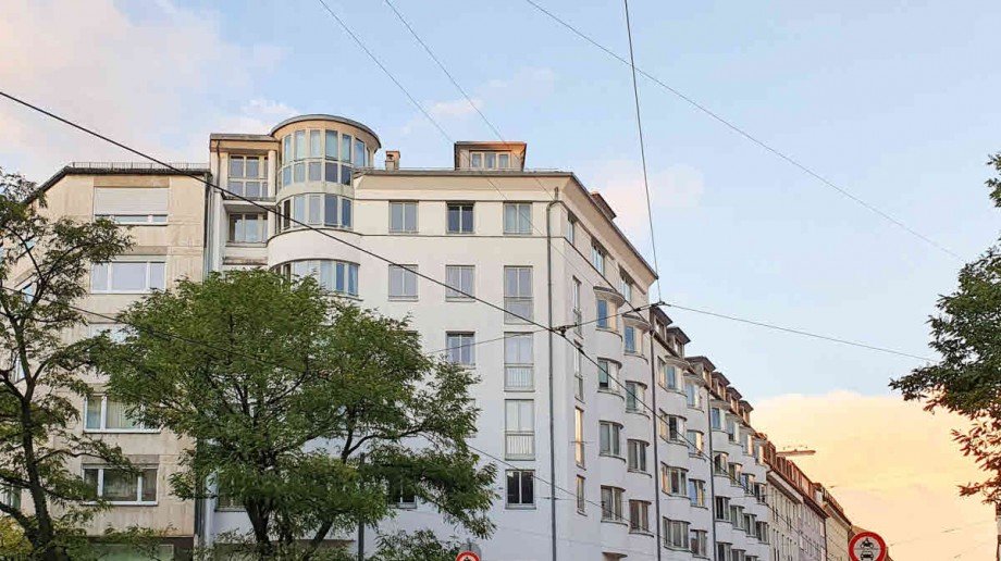Hausansicht Maisonettewohnung M�nchen