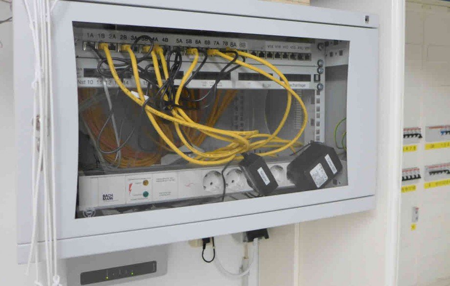 Hausverteilung LAN Reihenendhaus M�nchen