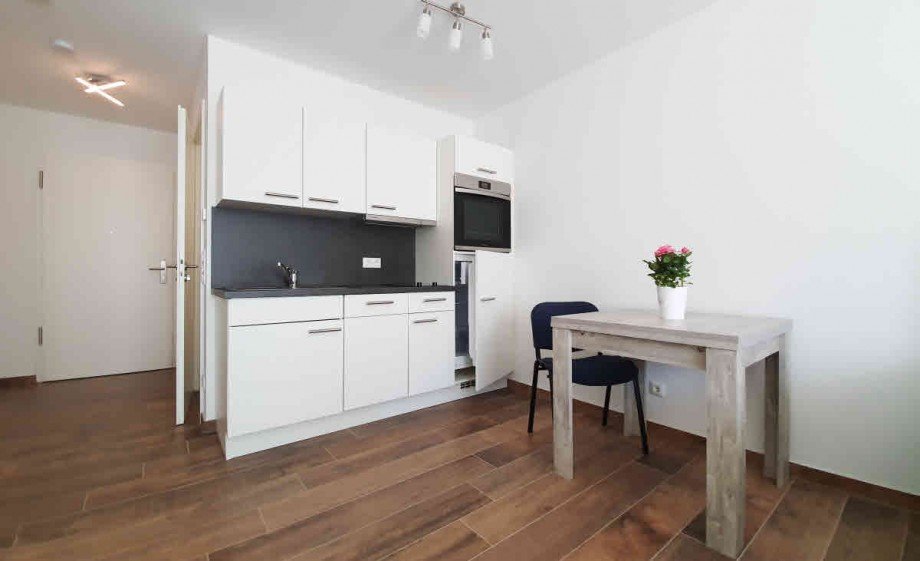 K�che und Essplatz Terrassenwohnung M�nchen