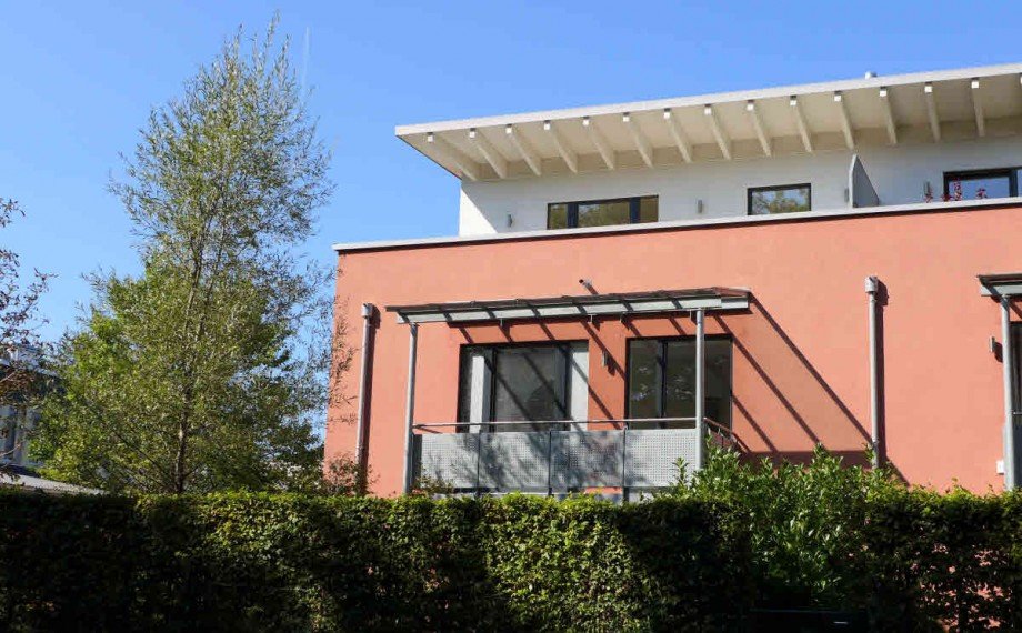 S�dwestansicht Etagenwohnung M�nchen