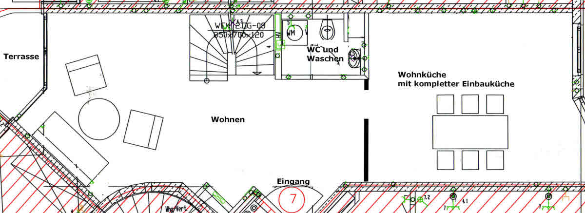 Grundriss 2. Etage Maisonettewohnung M�nchen